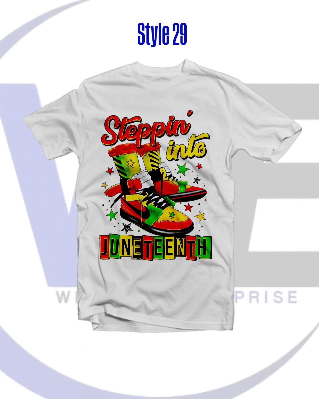Steppin Into shoes Juneteenth T shirt